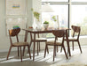 Kersey Dining Table with Angled Legs Chestnut - De Avenue Furniture