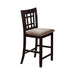 Lavon Lattice Back Counter Stools Tan and Espresso (Set of 2) - De Avenue Furniture