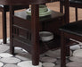 Lavon Dining Table with Storage Espresso - De Avenue Furniture