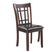 Lavon Padded Dining Side Chairs Espresso and Black (Set of 2) - De Avenue Furniture