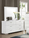 Felicity 6-drawer Dresser Glossy White - De Avenue Furniture