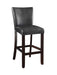Alberton Upholstered Bar Stools Black and Cappuccino (Set of 2) - De Avenue Furniture