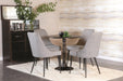 Oswego Round Bistro Dining Table Bronze - De Avenue Furniture