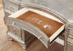 Bling Game 9-drawer Vanity Desk Metallic Platinum - De Avenue Furniture