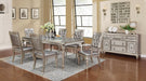 Bling Game Open Back Arm Chairs Metallic (Set of 2) - De Avenue Furniture