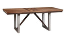 Spring Creek Dining Table with Extension Leaf Natural Walnut - De Avenue Furniture