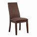 Spring Creek Upholstered Side Chairs Rich Cocoa Brown (Set of 2) - De Avenue Furniture