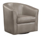 Turner Upholstery Sloped Arm Accent Swivel Chair Champagne - De Avenue Furniture
