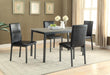 Garza Rectangular Dining Table Black - De Avenue Furniture