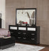 Barzini Rectangular Dresser Mirror Black - De Avenue Furniture