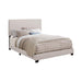 Boyd California King Upholstered Bed with Nailhead Trim Ivory - De Avenue Furniture