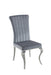 Betty Upholstered Side Chairs Grey and Chrome (Set of 4) - De Avenue Furniture