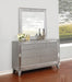 Leighton Beveled Dresser Mirror Metallic Mercury - De Avenue Furniture
