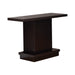Reston Pedestal Sofa Table Cappuccino - De Avenue Furniture