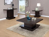 Reston Pedestal Sofa Table Cappuccino - De Avenue Furniture