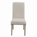 Salem Upholstered Side Chairs Rustic Smoke and Grey (Set of 2) - De Avenue Furniture