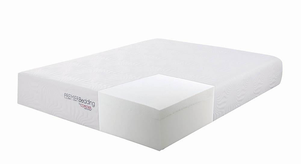 Ian Eastern King Memory Foam Mattress White - De Avenue Furniture