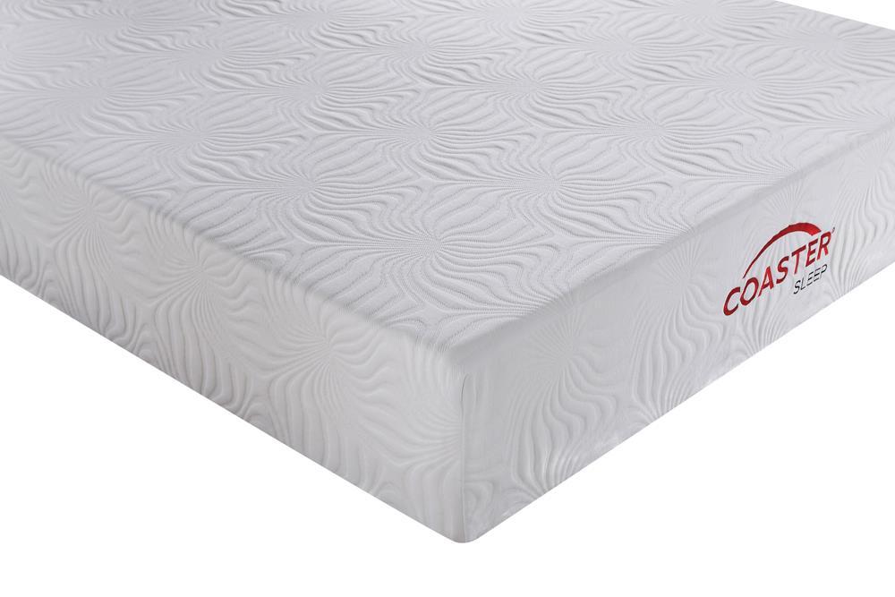 Ian Queen Memory Foam Mattress White - De Avenue Furniture