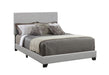 Dorian Upholstered Eastern King Bed Grey - De Avenue Furniture