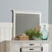Franco Rectangular Dresser Mirror Antique White - De Avenue Furniture