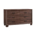 Brandon 6-drawer Dresser Medium Warm Brown - De Avenue Furniture