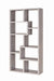 Theo 10-shelf Bookcase Grey Driftwood - De Avenue Furniture