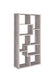 Theo 10-shelf Bookcase Grey Driftwood - De Avenue Furniture