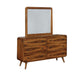 Robyn Rectangular Dresser Mirror Dark Walnut - De Avenue Furniture