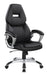 Bruce Adjustable Height Office Chair Black and Silver - De Avenue Furniture