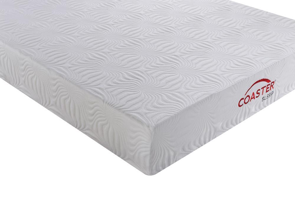 Key Twin Long Memory Foam Mattress White