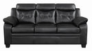 Finley Tufted Upholstered Sofa Black - De Avenue Furniture