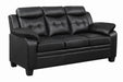 Finley Tufted Upholstered Sofa Black - De Avenue Furniture
