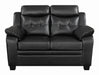 Finley Tufted Upholstered Loveseat Black - De Avenue Furniture