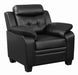 Finley Tufted Upholstered Chair Black - De Avenue Furniture