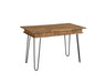 Sheeran Writing Desk with 4 Hidden Storages Rustic Amber - De Avenue Furniture
