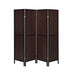 Deepika 4-panel Folding Screen Tobacco and Cappuccino - De Avenue Furniture