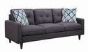Watsonville Tufted Back Sofa Grey - De Avenue Furniture