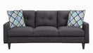 Watsonville Tufted Back Sofa Grey - De Avenue Furniture
