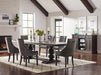 Phelps Rectangular Dining Table Antique Noir - De Avenue Furniture
