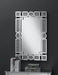 Jackie Interlocking Wall Mirror with Iridescent Panels and Beads Silver - De Avenue Furniture