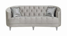 Avonlea Sloped Arm Tufted Sofa Grey - De Avenue Furniture