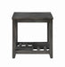 Cliffview 1-shelf Rectangular End Table Grey - De Avenue Furniture