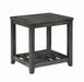 Cliffview 1-shelf Rectangular End Table Grey - De Avenue Furniture