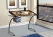 Melo 3-Drawer Drafting Desk Champagne - De Avenue Furniture