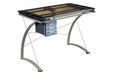 Melo 3-Drawer Drafting Desk Champagne - De Avenue Furniture