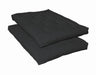 7" Deluxe Futon Pad Black - De Avenue Furniture