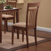 Robles 5-piece Dining Set Chestnut and Tan - De Avenue Furniture