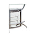 Dallas 2-shelf Home Bar Silver and Frosted Glass - De Avenue Furniture