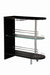 Adolfo 3-tier Bar Table Glossy Black and Clear - De Avenue Furniture
