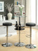 Gianella Glass Top Bar Table with Wine Storage Black and Chrome - De Avenue Furniture